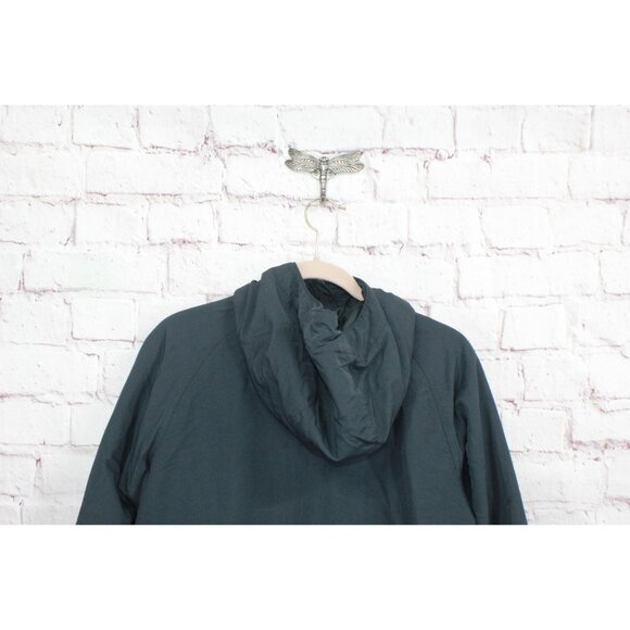 L.L. Bean Mountain Classic Insulated Anorak Hooded Nylon Black Size M - Picture 5 of 10